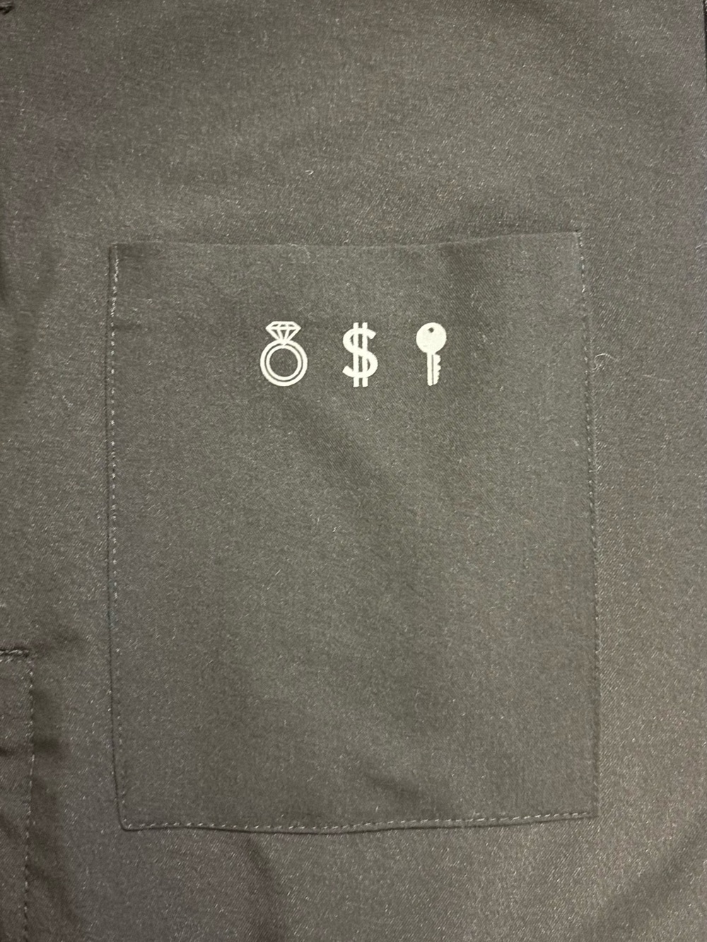 FIGS Black Casablanca Utility Vest Full Zip Size Large - Picture 8 of 12